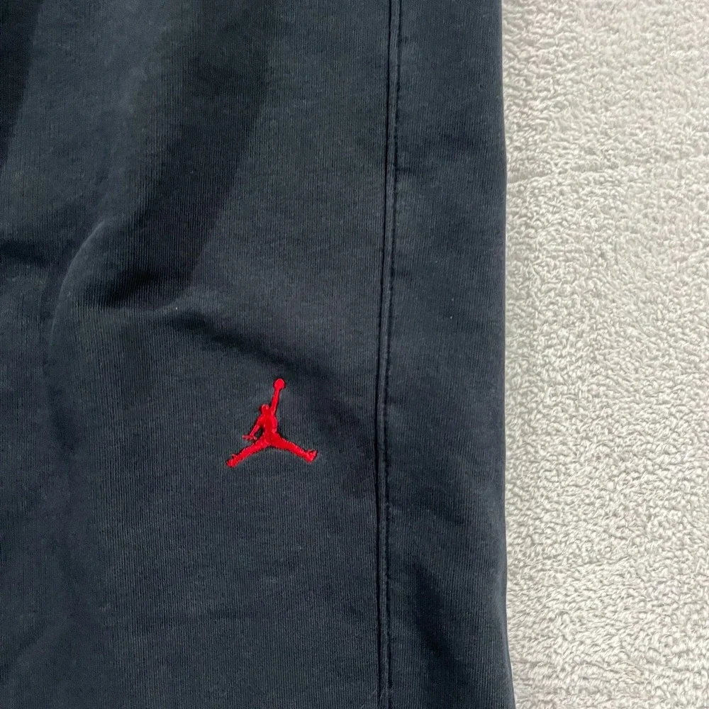 Jordan‎ Sweatpants Men's 2XL Fleece Y2K Baggy Black 355371-011